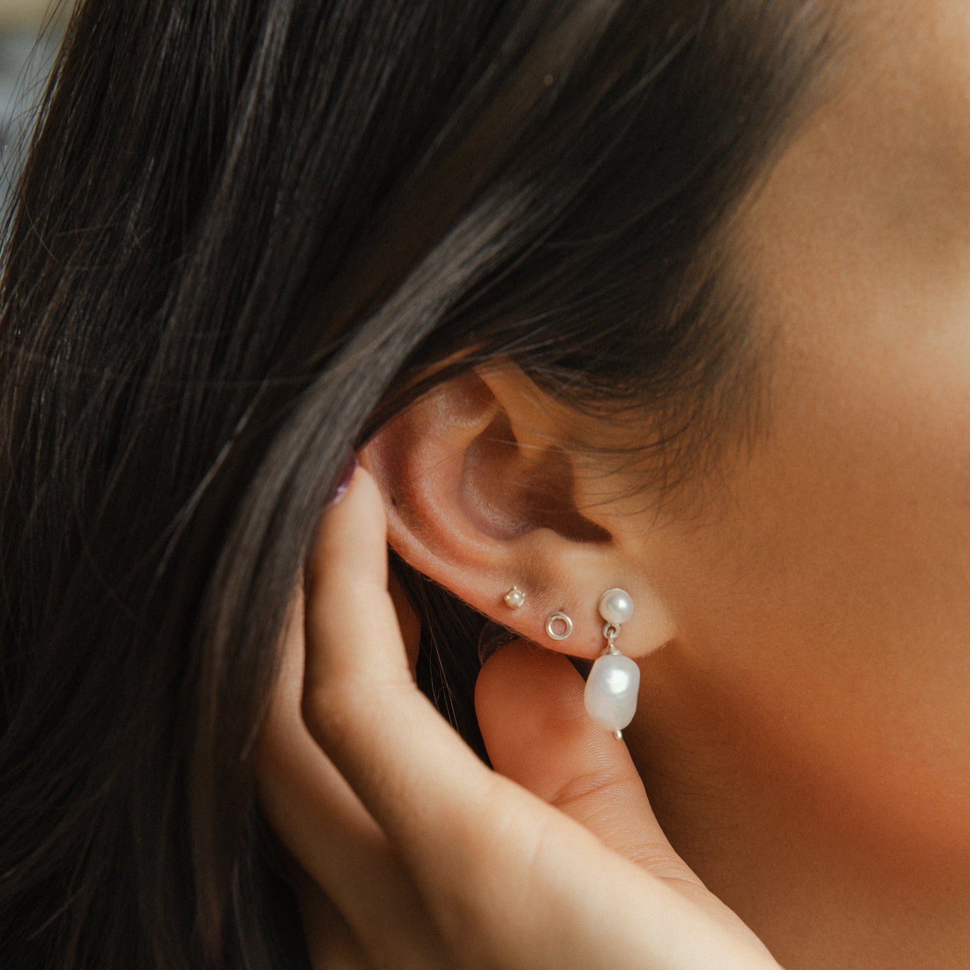 Mini Pearl Studs