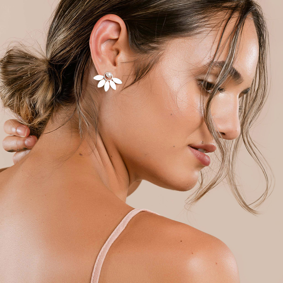 Lotus Earrings