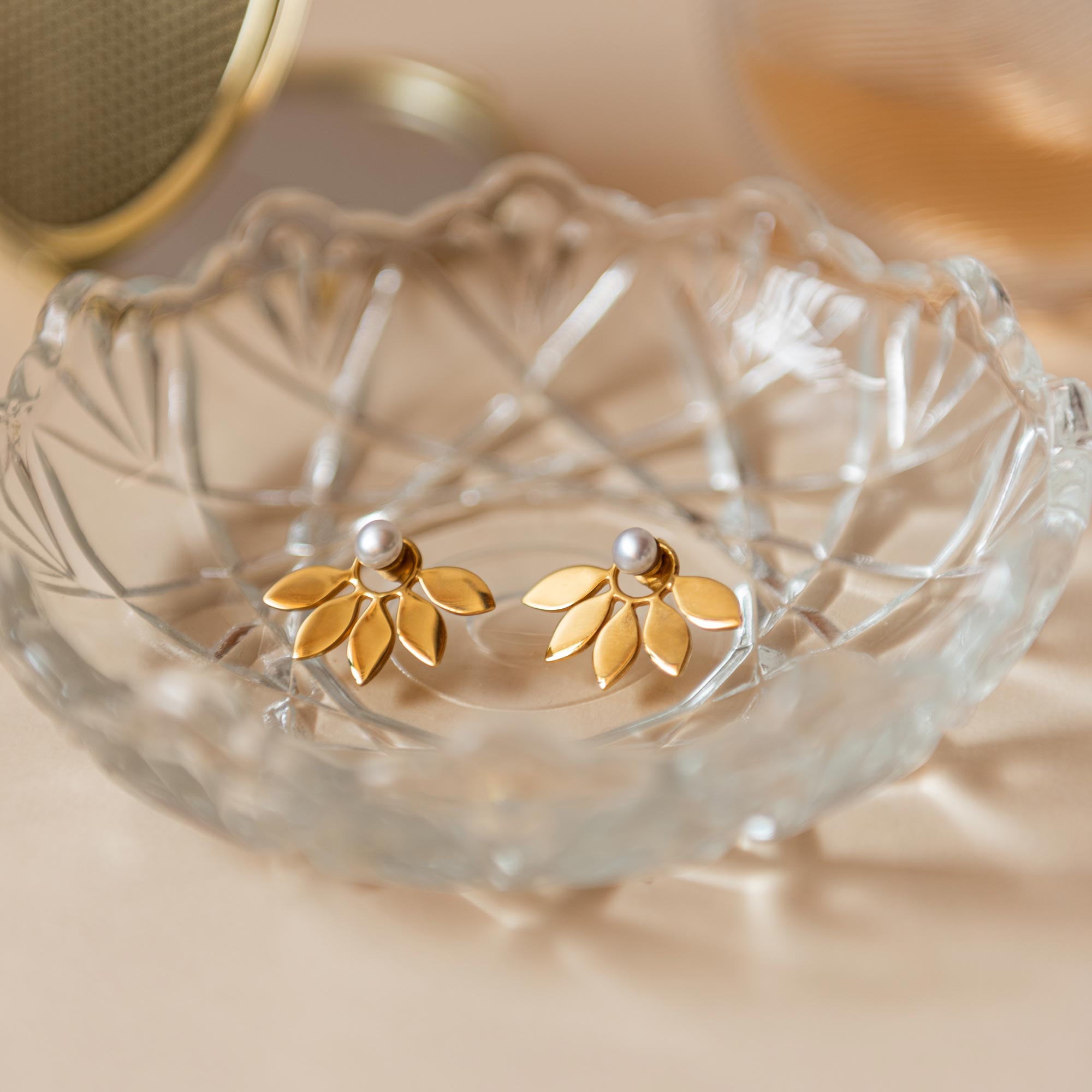 Aretes Lotus Vermeil